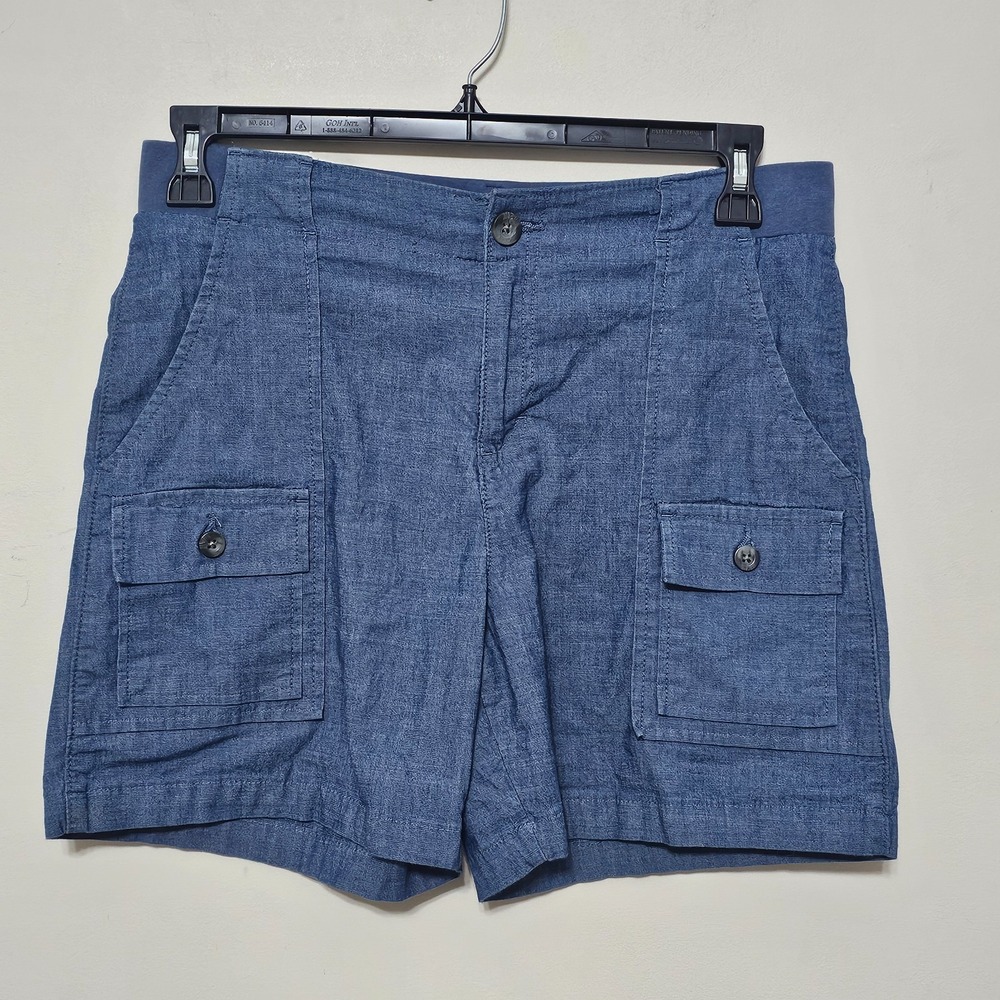 Lee Women's Shorts 10M Blue Bermuda 0568